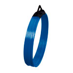 Plastic gymnastic hoops, set of 10, 80 cm diameter, with carrying handle