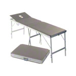 Portable Massage Table Alumed incl. headboard and nose slit LxWxH 184x55x70-79 cm