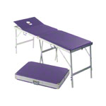 Portable Massage Table Alumed incl. headboard and nose slit LxWxH 184x55x70-79 cm
