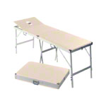 Portable Massage Table Alumed incl. headboard and nose slit LxWxH 184x55x70-79 cm