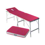 Portable Massage Table Alumed incl. headboard and nose slit LxWxH 184x55x70-79 cm