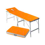 Portable Massage Table Alumed incl. headboard and nose slit LxWxH 184x55x70-79 cm