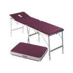 Portable Massage Table Alumed incl. headboard and nose slit LxWxH 184x55x70-79 cm