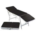 Portable Massage Table Egema incl. headboard, LxWxH 188x55x73-82 cm