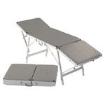 Portable Massage Table Egema incl. headboard, LxWxH 188x55x73-82 cm