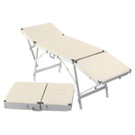 Portable Massage Table Egema incl. headboard, LxWxH 188x55x73-82 cm