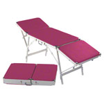 Portable Massage Table Egema incl. headboard, LxWxH 188x55x73-82 cm