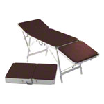 Portable Massage Table Egema incl. headboard, LxWxH 188x55x73-82 cm