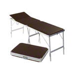 Portable Massage Table alumed incl. headboard, LxWxH 184x55x70-79 cm