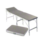 Portable Massage Table alumed incl. headboard, LxWxH 184x55x70-79 cm