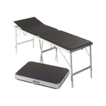 Portable Massage Table alumed incl. headboard, LxWxH 184x55x70-79 cm