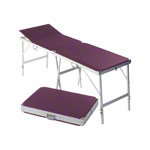 Portable Massage Table alumed incl. headboard, LxWxH 184x55x70-79 cm