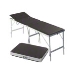Portable Massage Table alumed incl. headboard, LxWxH 189x60x70-79 cm