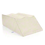 Positioning wedge with 2 flat leg recesses, L x W x H 75 x 42 x 22 cm