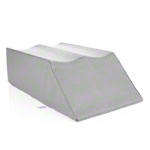 Positioning wedge with 2 flat leg recesses, L x W x H 75 x 42 x 22 cm