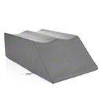 Positioning wedge with 2 flat leg recesses, L x W x H 75 x 42 x 22 cm