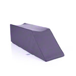 Positioning wedge with flat leg recess, L x W x H 75 x 20 x 22 cm