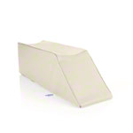 Positioning wedge with flat leg recess, L x W x H 75 x 20 x 22 cm