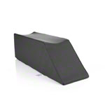 Positioning wedge with flat leg recess, L x W x H 75 x 20 x 22 cm