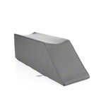 Positioning wedge with flat leg recess, L x W x H 75 x 20 x 22 cm