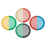 Power Web Combo Hand Exerciser Set 38 cm, 4 thicknesses, set of 4