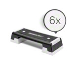 REEBOK Step semi-professional incl. DVD,  black-white