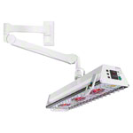 Red light emitters TGS Therm 3 wall model incl. dimmer