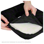 Replacement cover for face foam, 30x25x4 cm