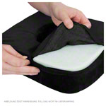 Replacement cover for face foam, 30x25x7 cm
