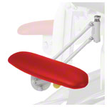 Rotatable armrests for Lojer treatment table Capre