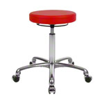 Rotatory stool exclusive with comfort padding and wheels
