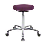 Rotatory stool exclusive with comfort padding and wheels