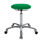 Rotatory stool exclusive with cushion and wheels