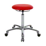 Rotatory stool exclusive with cushion and wheels