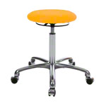Rotatory stool exclusive with cushion and wheels