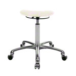 Rotatory stool exclusive with cushion and wheels