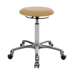Rotatory stool exclusive with cushion and wheels
