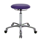 Rotatory stool exclusive with cushion and wheels