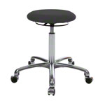 Rotatory stool exclusive with cushion and wheels