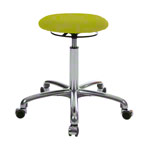 Rotatory stool exclusive with cushion and wheels