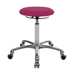 Rotatory stool exclusive with cushion and wheels
