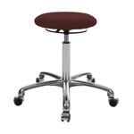 Rotatory stool exclusive with cushion and wheels