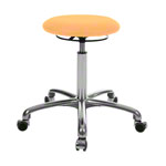 Rotatory stool exclusive with cushion and wheels
