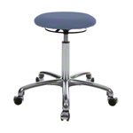 Rotatory stool exclusive with cushion and wheels