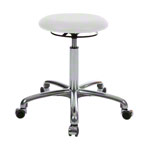 Rotatory stool exclusive with cushion and wheels
