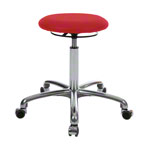 Rotatory stool exclusive with cushion and wheels