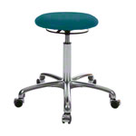 Rotatory stool exclusive with cushion and wheels