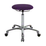 Rotatory stool exclusive with cushion and wheels