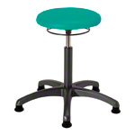 Rotatory stool standard with comfort cushion and glides