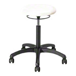 Rotatory stool standard with cushion and wheels